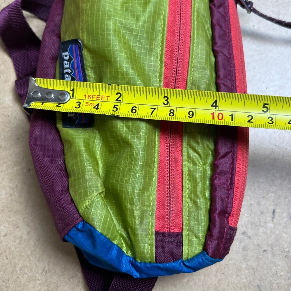 Patagonia Lightweight Mini Hip Pack Fanny 1L Patchwork Peppergrass - Picture 6 of 7